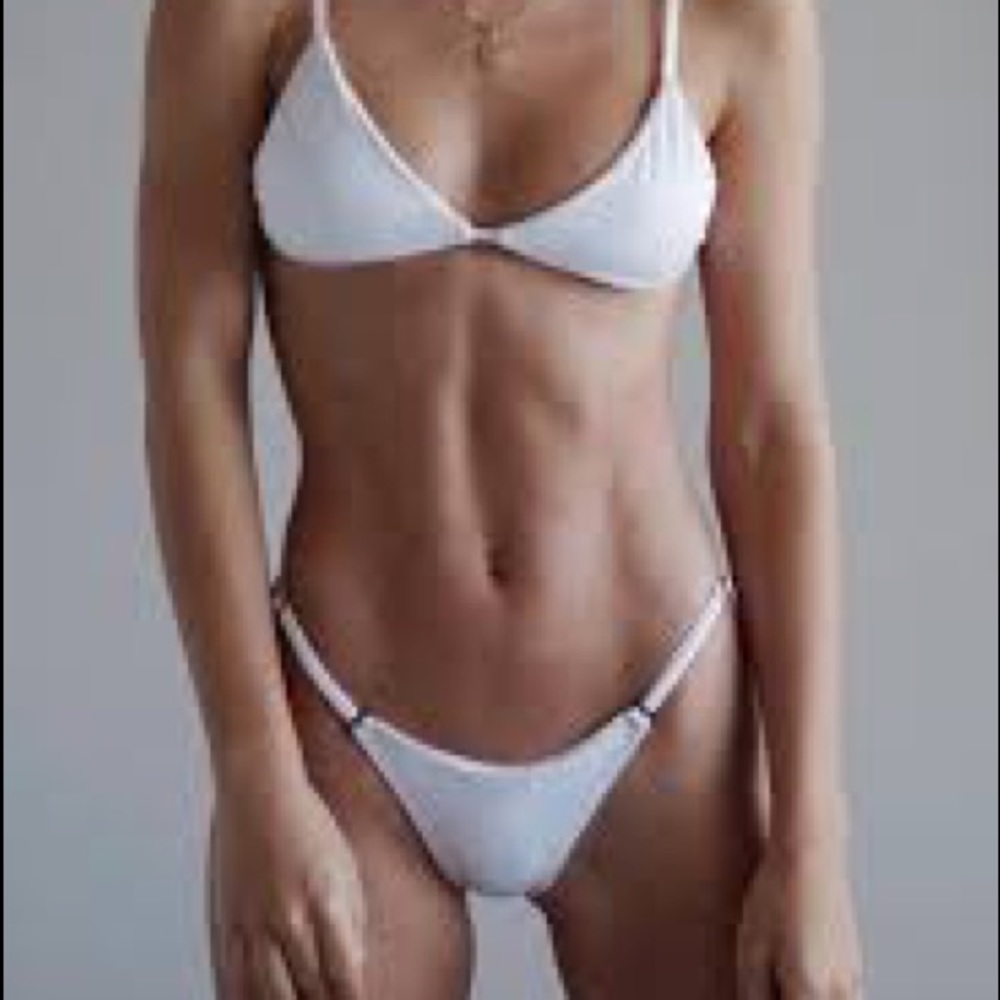 Coulbourne neon yellow bikini bottoms